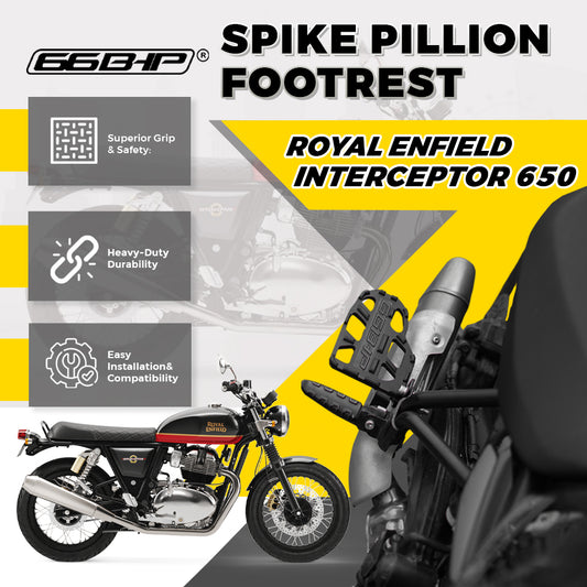 Interceptor 650 Spike Pillion Footrest By 66Bhp ( Pair )