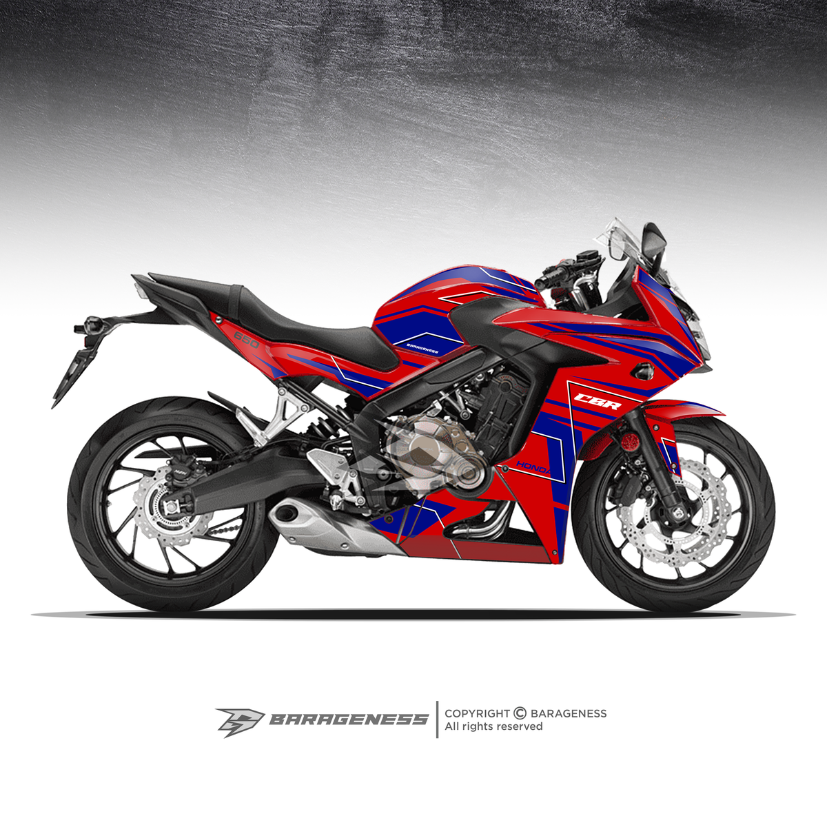 Barageness - Honda CBR650 F Automotive Graphics
