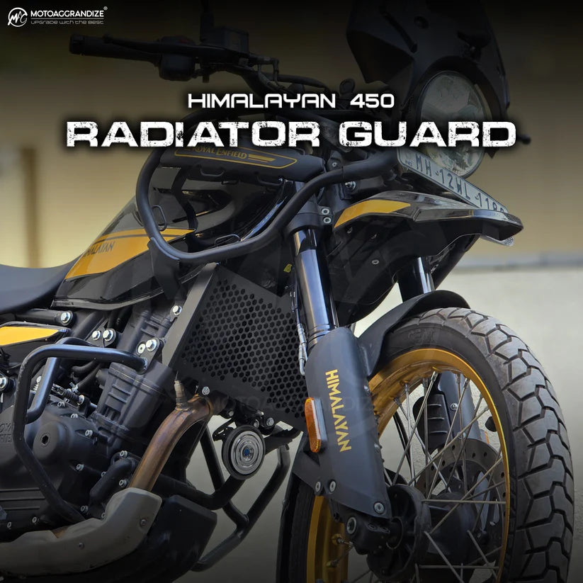 Royal Enfield Himalayan 450 - Motoaggrandize Radiator Guard | Cover | Protector