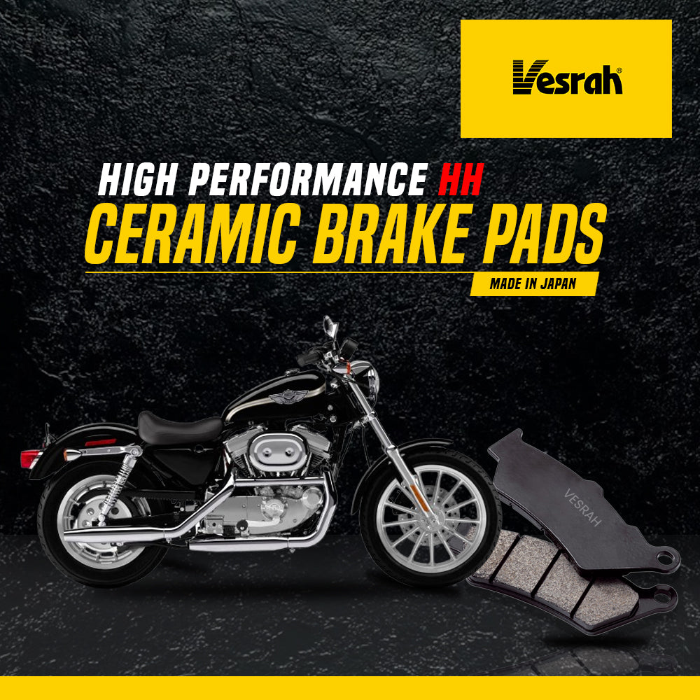 Harley Davidson XLH883 Sportster 2000-03 Vesrah Ceramic Brake Pad