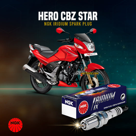 Hero CBZ Star NGK iridium spark plug