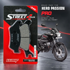 Hero Passion Plus / Passion Pro / Passion X Pro 66BHP Street Plus Brake Pads
