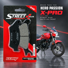 Hero Passion Plus / Passion Pro / Passion X Pro 66BHP Street Plus Brake Pads