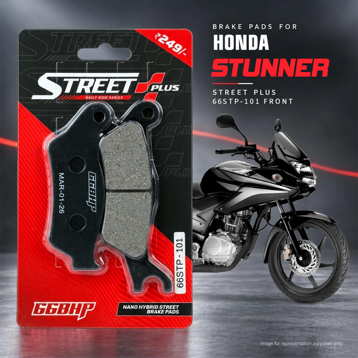 Honda Stunner 66BHP Street Plus Brake Pads