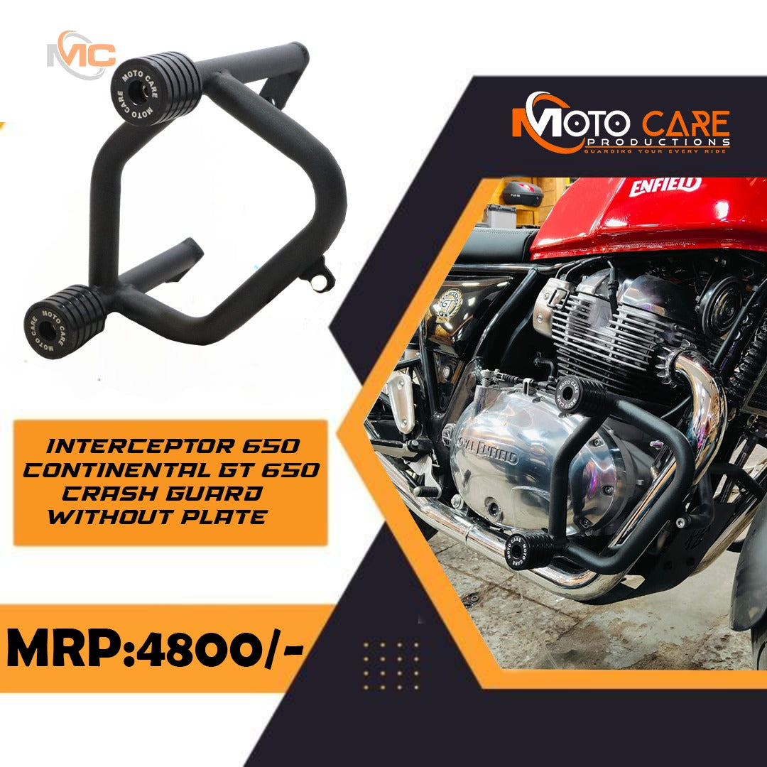 Royal Enfield Interceptor 650 - Motocare 4 Slider Crash Guard