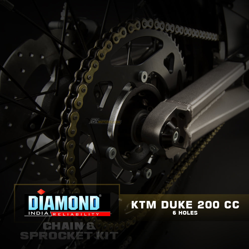 KTM Duke 200CC (6H) - Diamond Chain Sprocket Kit (K171)