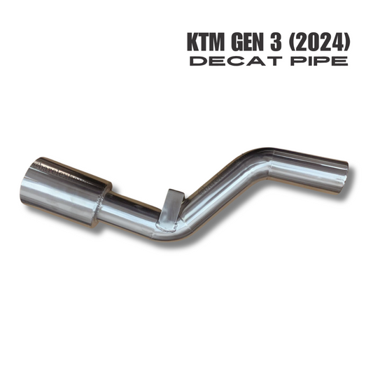 KTM Gen 3 Decat Pipe (2024) - Barrel Exhaust