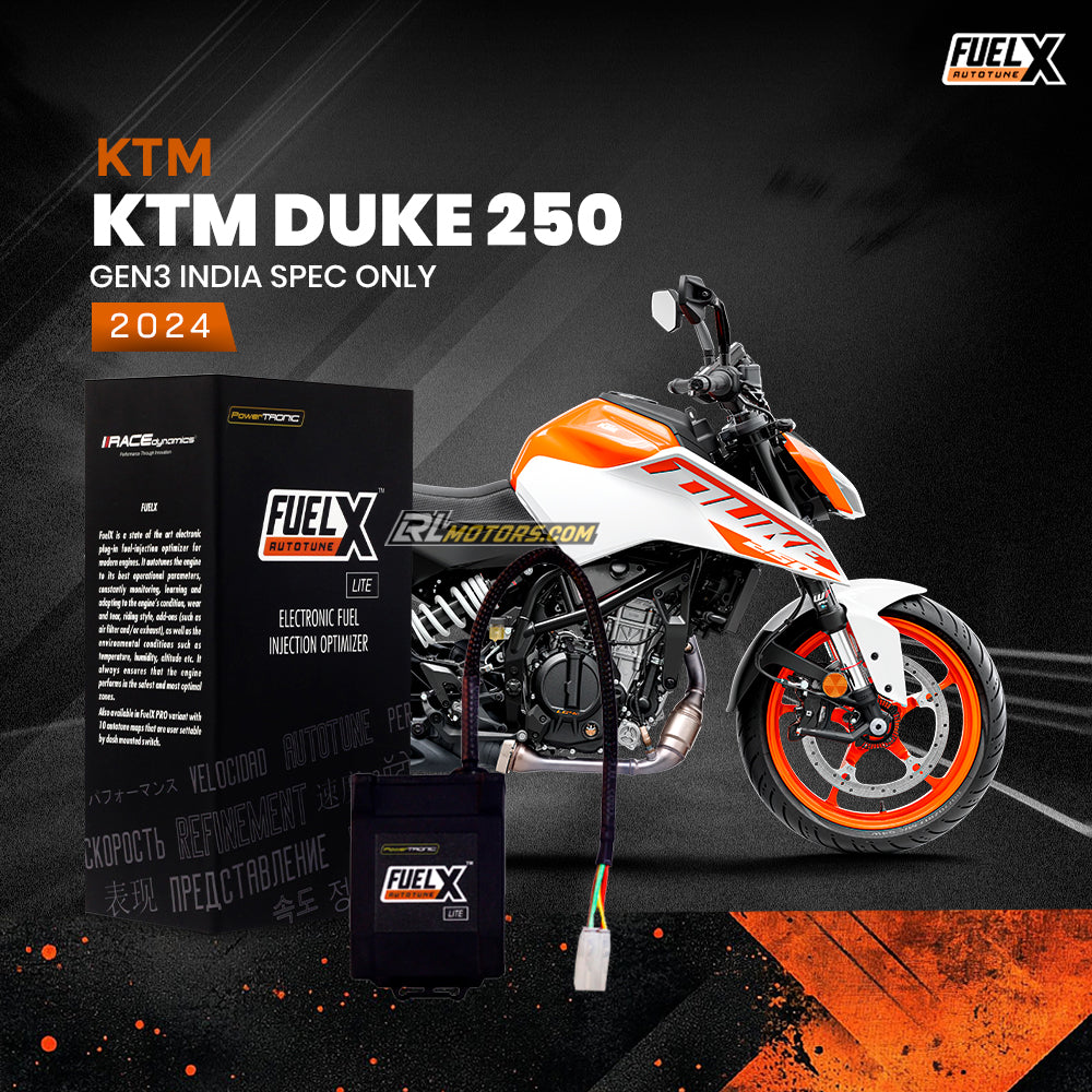 KTM Duke 250 Gen3 INDIA SPEC ONLY (2024) FuelX Lite