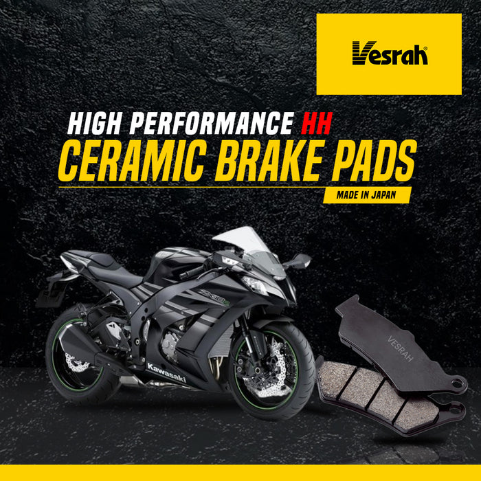 Kawasaki  ZX10R  Ninja ZX-10R 2011-15 Front Vesrah Ceramic Brake Pad
