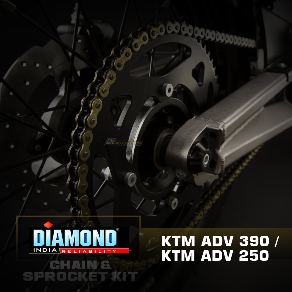 KTM Adventure 250 / 390 - Diamond Chain Sprocket Kit (K282)