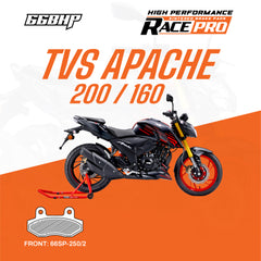 TVS Apache RTR 200 / Apache RTR 160 Race Pro Sintered Brake Pad