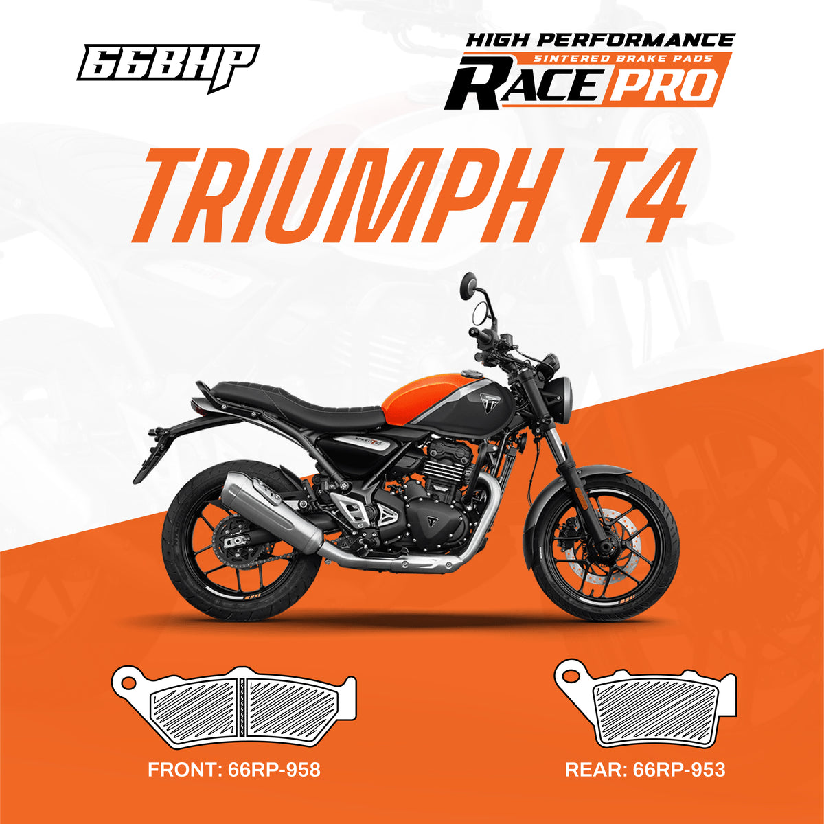 Triumph T4 Race Pro Sintered Brake Pad