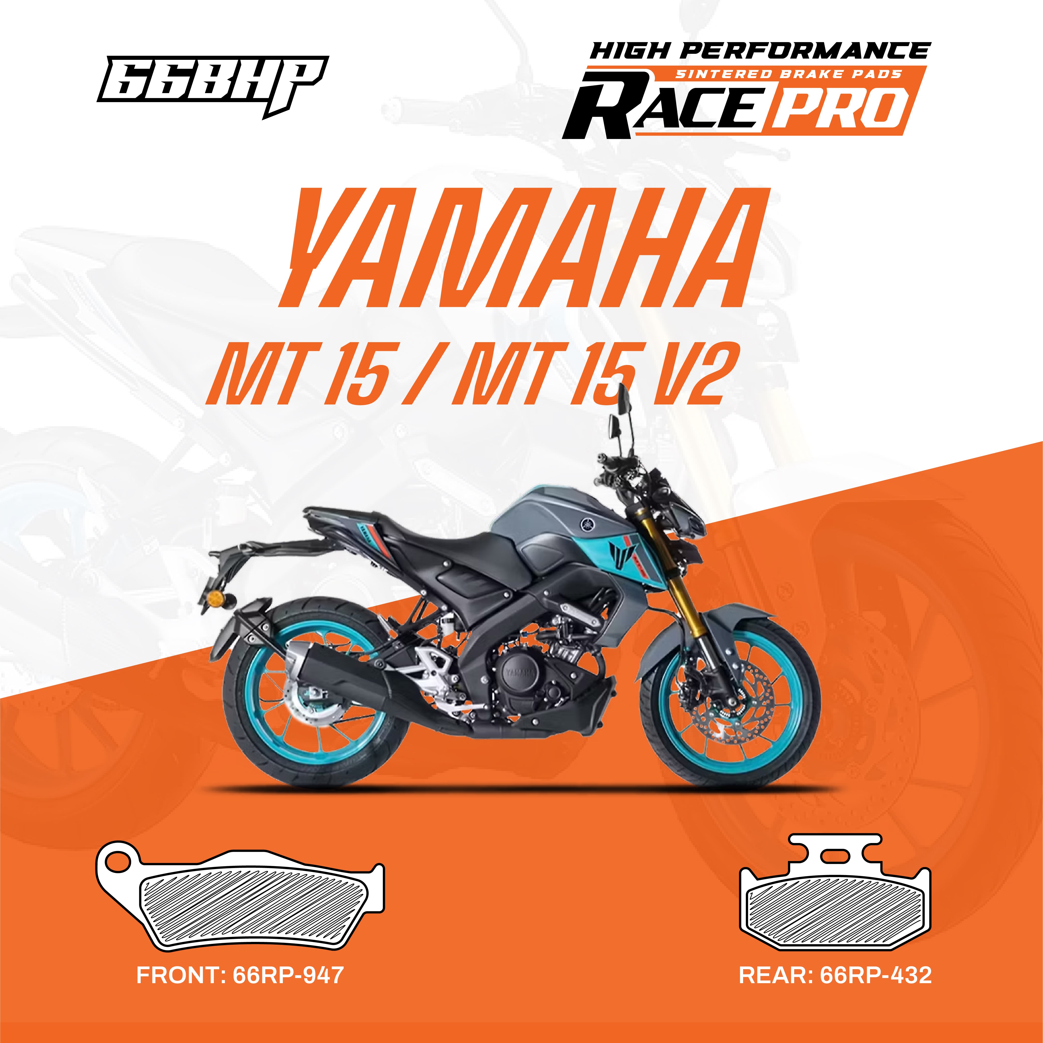 Yamaha MT 15 Race Pro Sintered Brake Pad