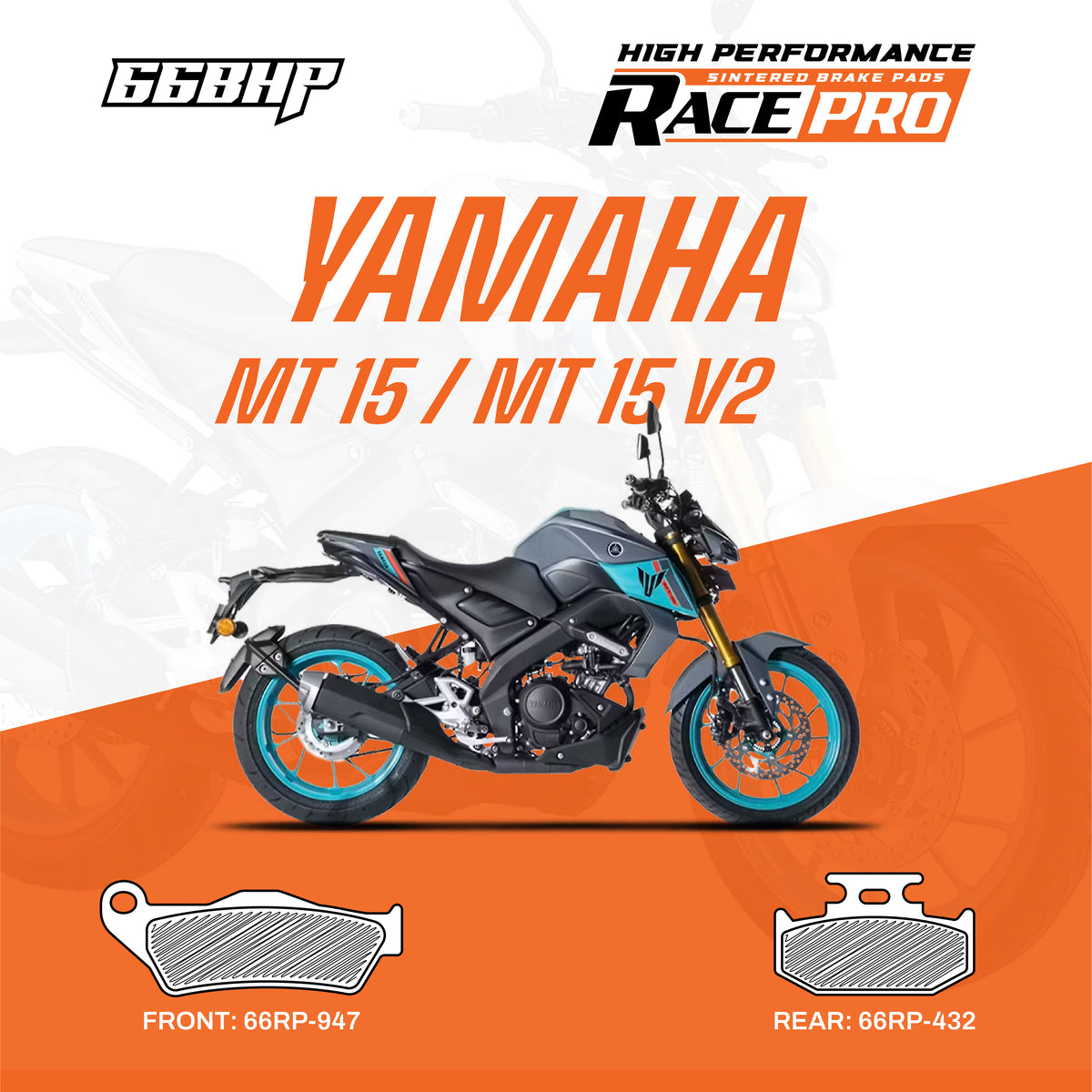 Yamaha MT 15 Race Pro Sintered Brake Pad