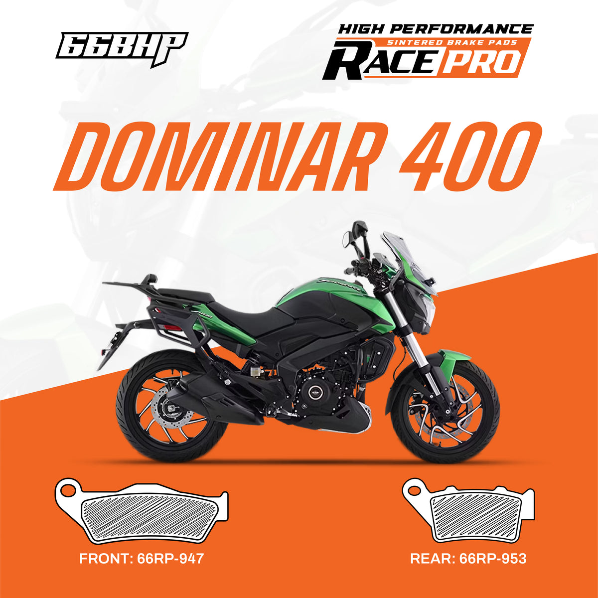Bajaj Dominar 400 Race Pro Sintered Brake Pad