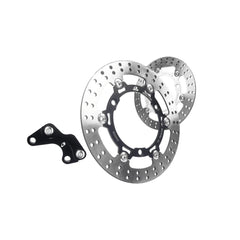 Racing Boy Aerox  STEEL FLOATING BRAKE DISC E2+ SERIES AEROX 260MM - BLACK (WITH BRACKET)