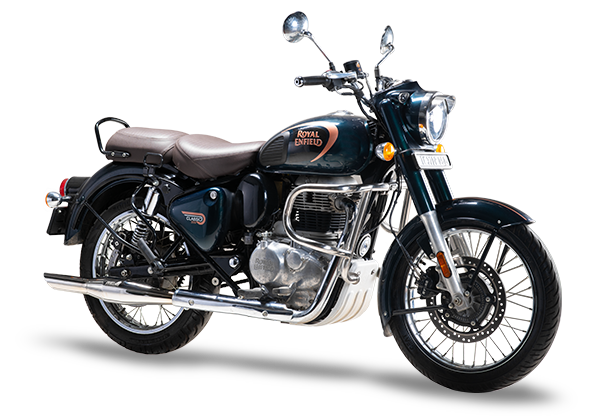 Royal Enfield 350 (J Series) Reborn / Classic / Meteor Silver Stallion Performance Exhaust (Sporty)