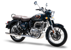 Royal Enfield 350 (J Series) Reborn / Classic / Meteor Silver Stallion Performance Exhaust (Sporty)
