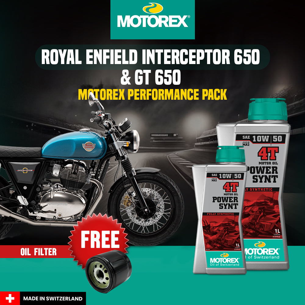 Royal Enfield Interceptor 650 & GT 650 Motorex Performance Pack