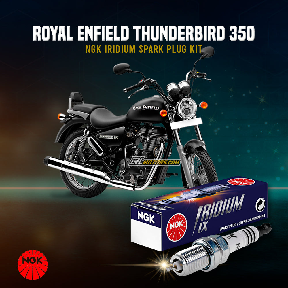 Royal Enfield Thunderbird 350 / 500 NGK Iridium Spark Plug Kit