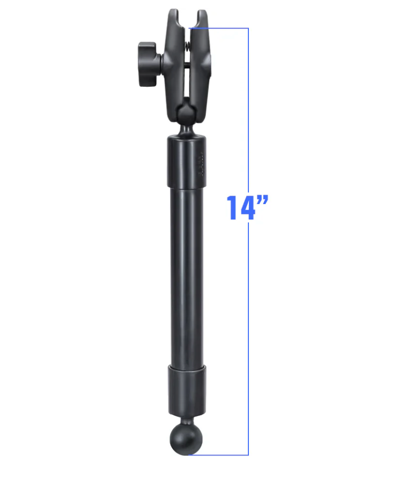 RAM Heavy-Duty Mounting Made Easy – RAM® Ball Adapter with M14-1.5 Threaded Post