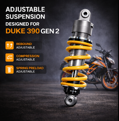 Duke 390 Gen 2 66BHP Air Born Performance Suspension