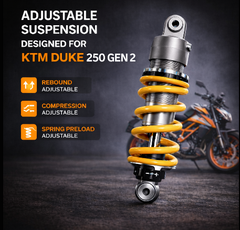 Duke 250 Gen 2 66BHP Air Born Performance Suspension