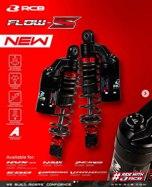 Racing Boy ( RCB ) Aerox Flow-S Suspension ( Set of 2 )