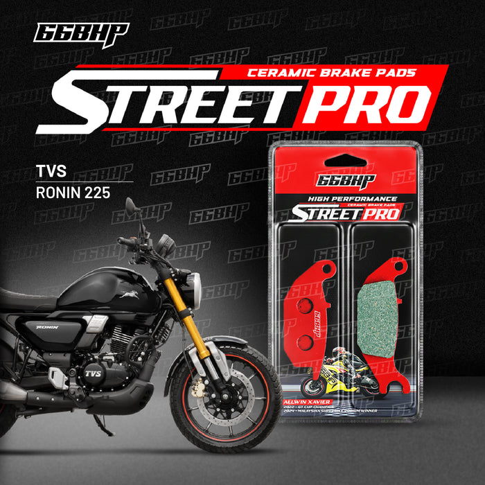 TVS Ronin 66bhp street pro semi ceramic brake pad