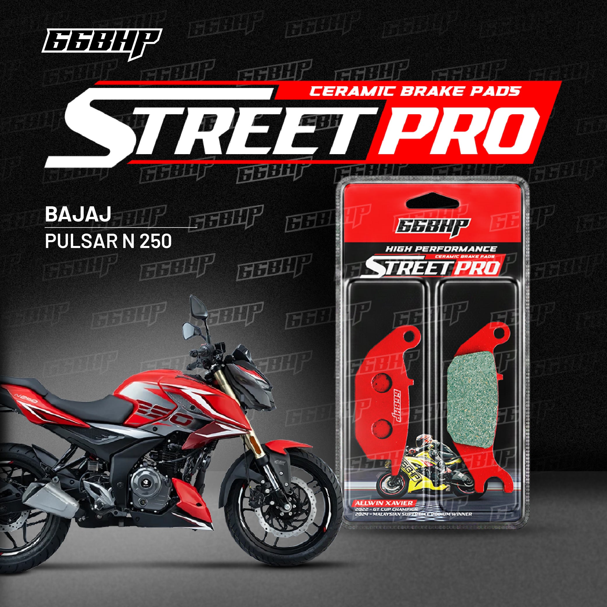 Bajaj Pulsar N250 Street Pro Semi Ceramic Brake Pads