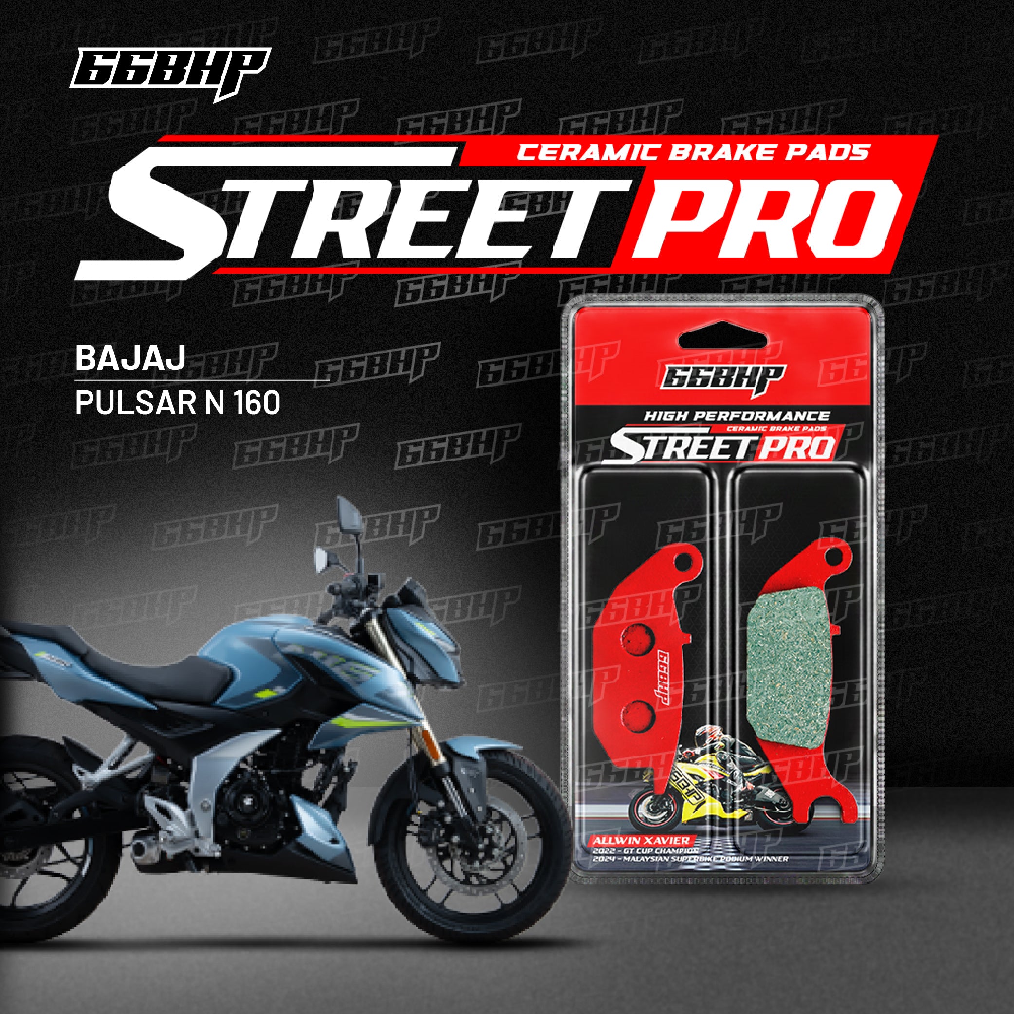 Bajaj Pulsar N 160 Street Pro Semi Ceramic Brake Pads
