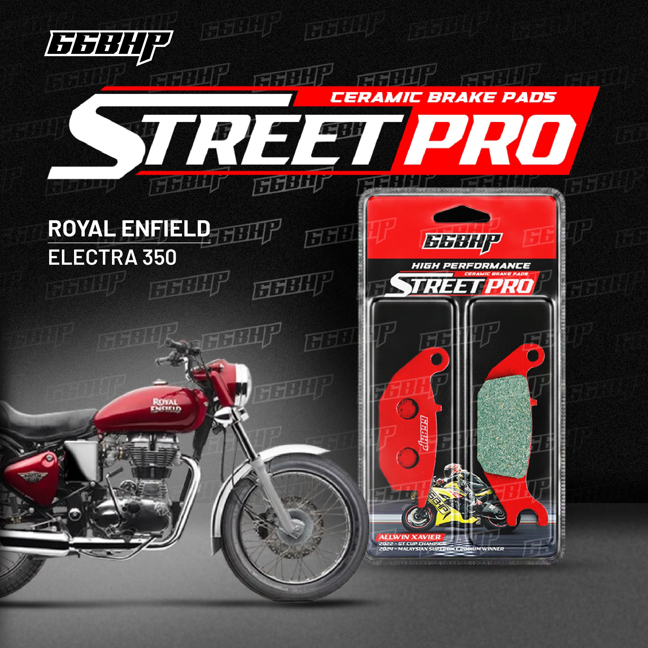 Royal Enfield Electra 350 Street Pro Semi Ceramic Brake Pads