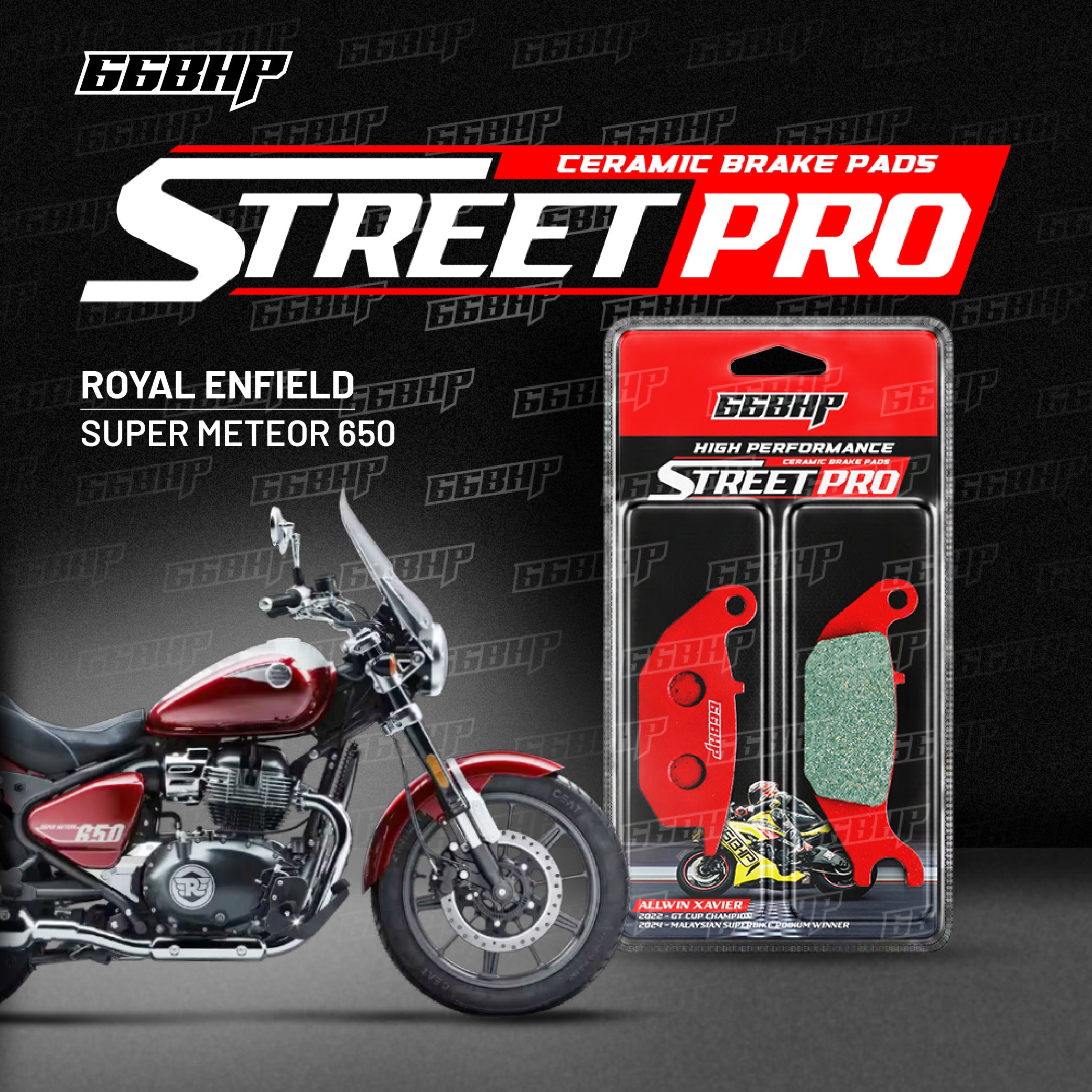 Royal Enfield Super Meteor 650 Street Pro Semi Ceramic Brake Pads