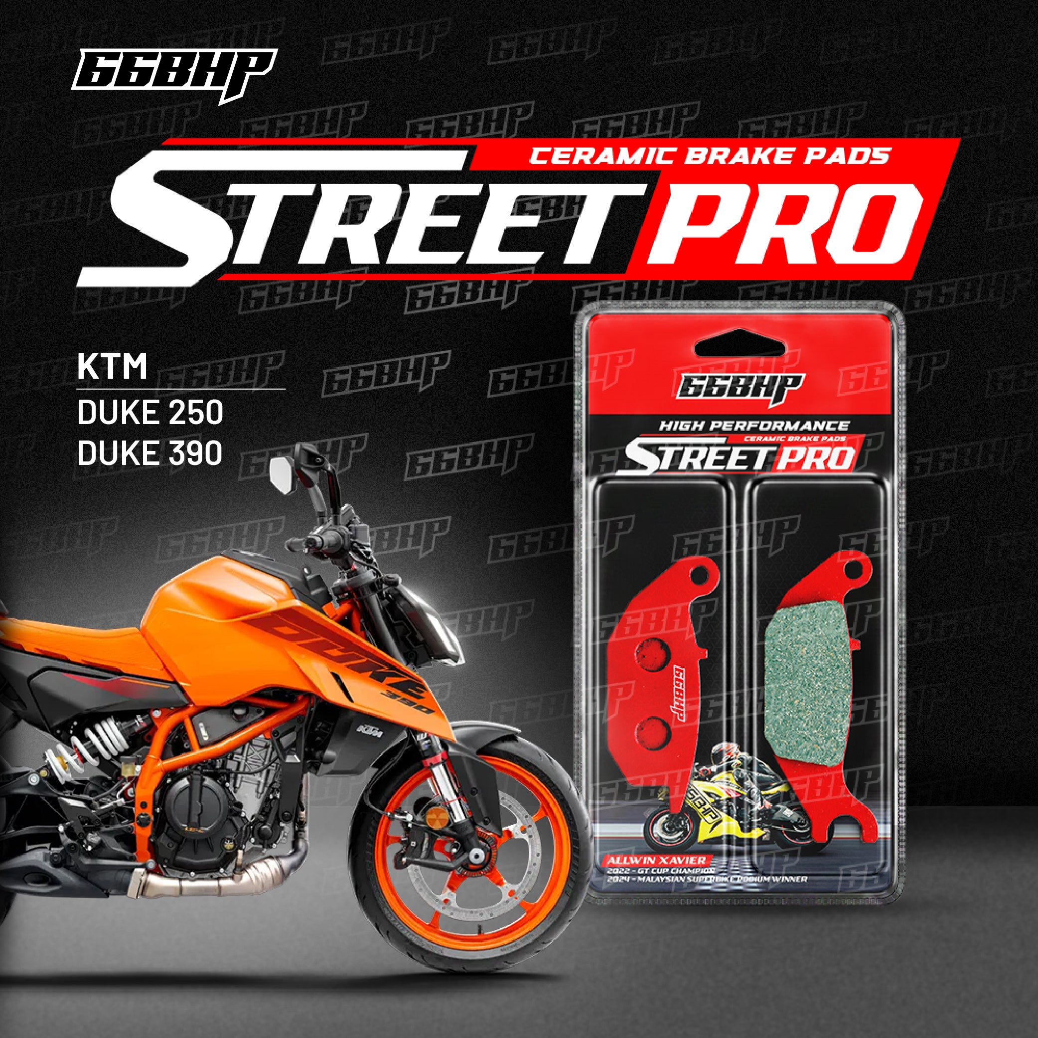 KTM DUKE 390 /250 66BHP Brake Pads
