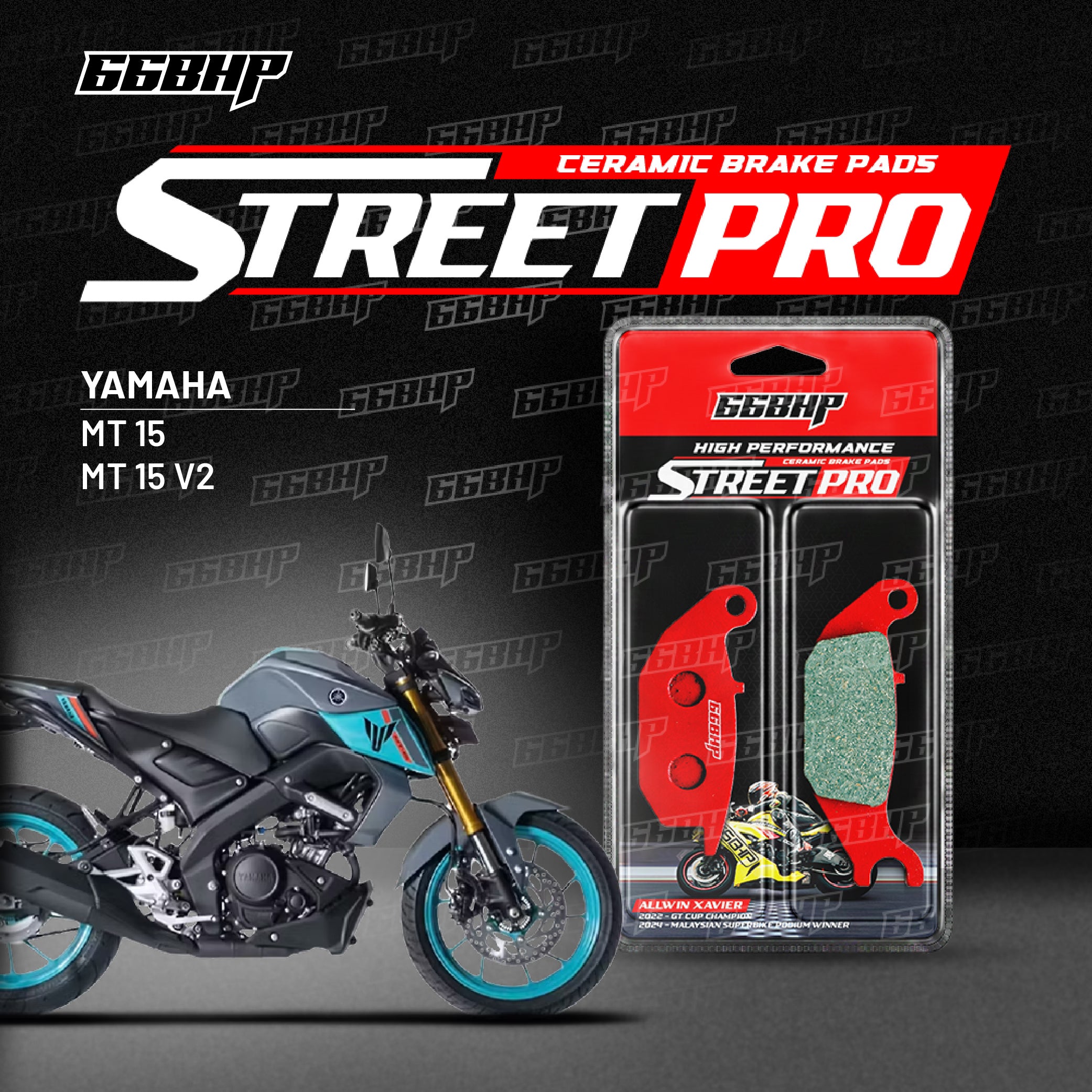 Yamaha MT15 Street Pro Semi Ceramic Brake Pads