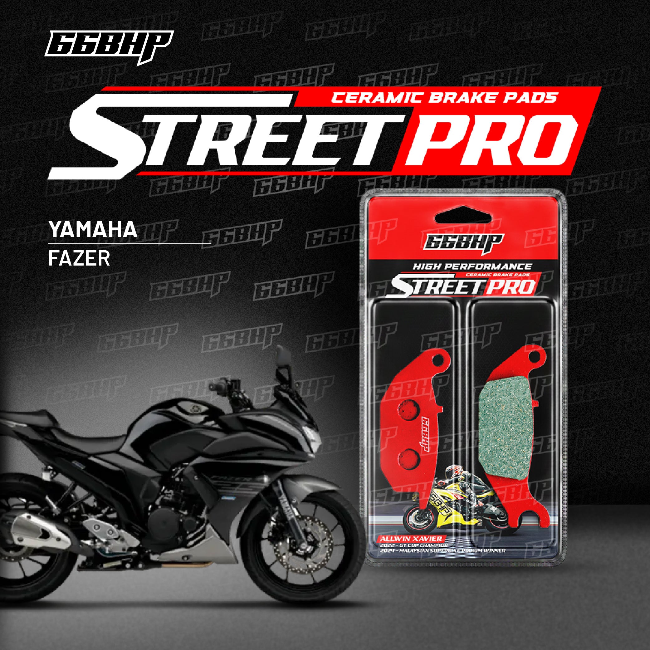 Yamaha Fazer Street Pro Semi Ceramic Brake Pads