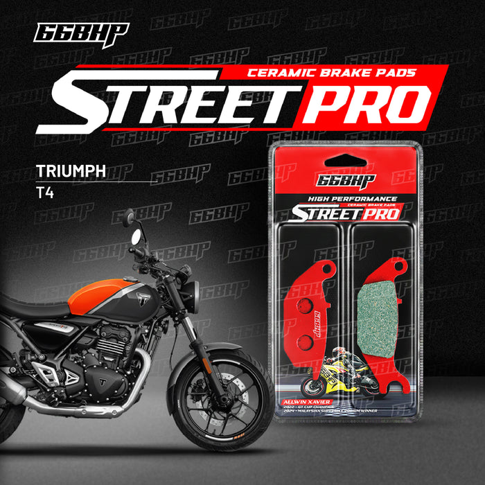 Triumph T4 Street Pro Semi Ceramic Brake Pads
