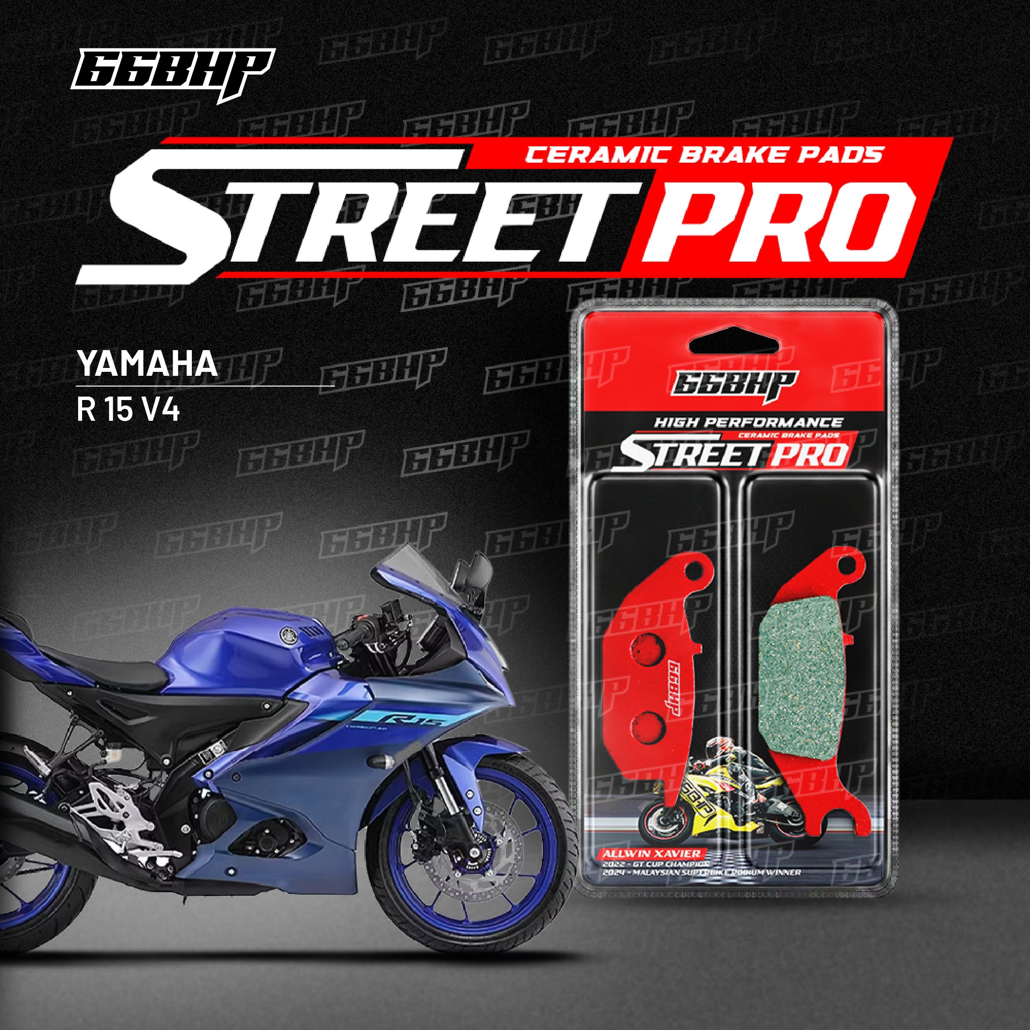 Yamaha R15 V4 Street Pro Semi Ceramic Brake Pads