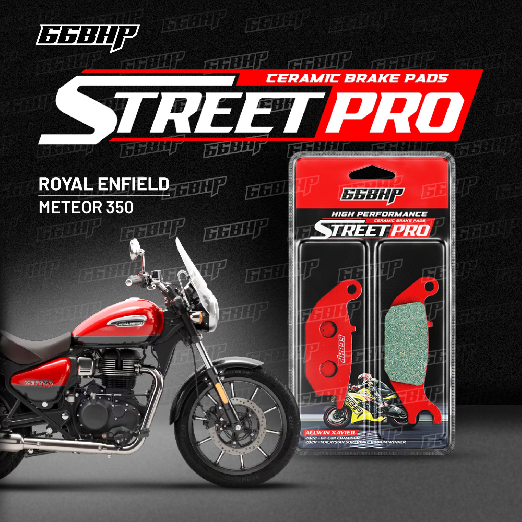 Royal Enfield Meteor 350 / Classic Reborn Street Pro Semi Ceramic Brake Pads