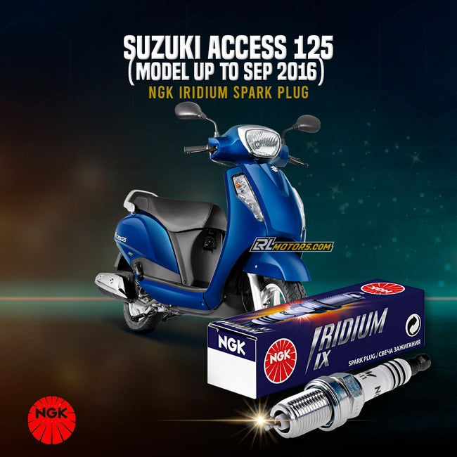 Suzuki Access 125(Model up to Sep 2016) NGK Iridium Spark Plug