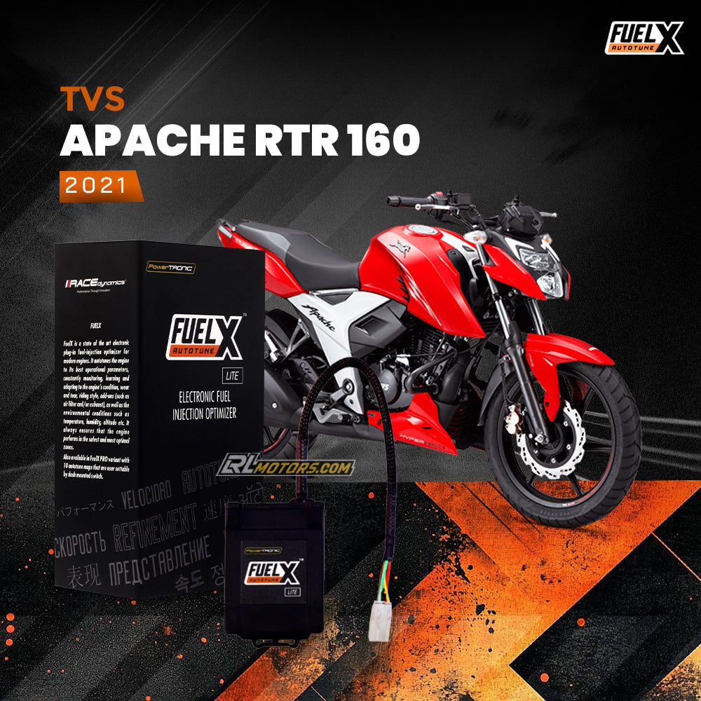 TVS Apache RTR 160 (2021) Fuelx Lite