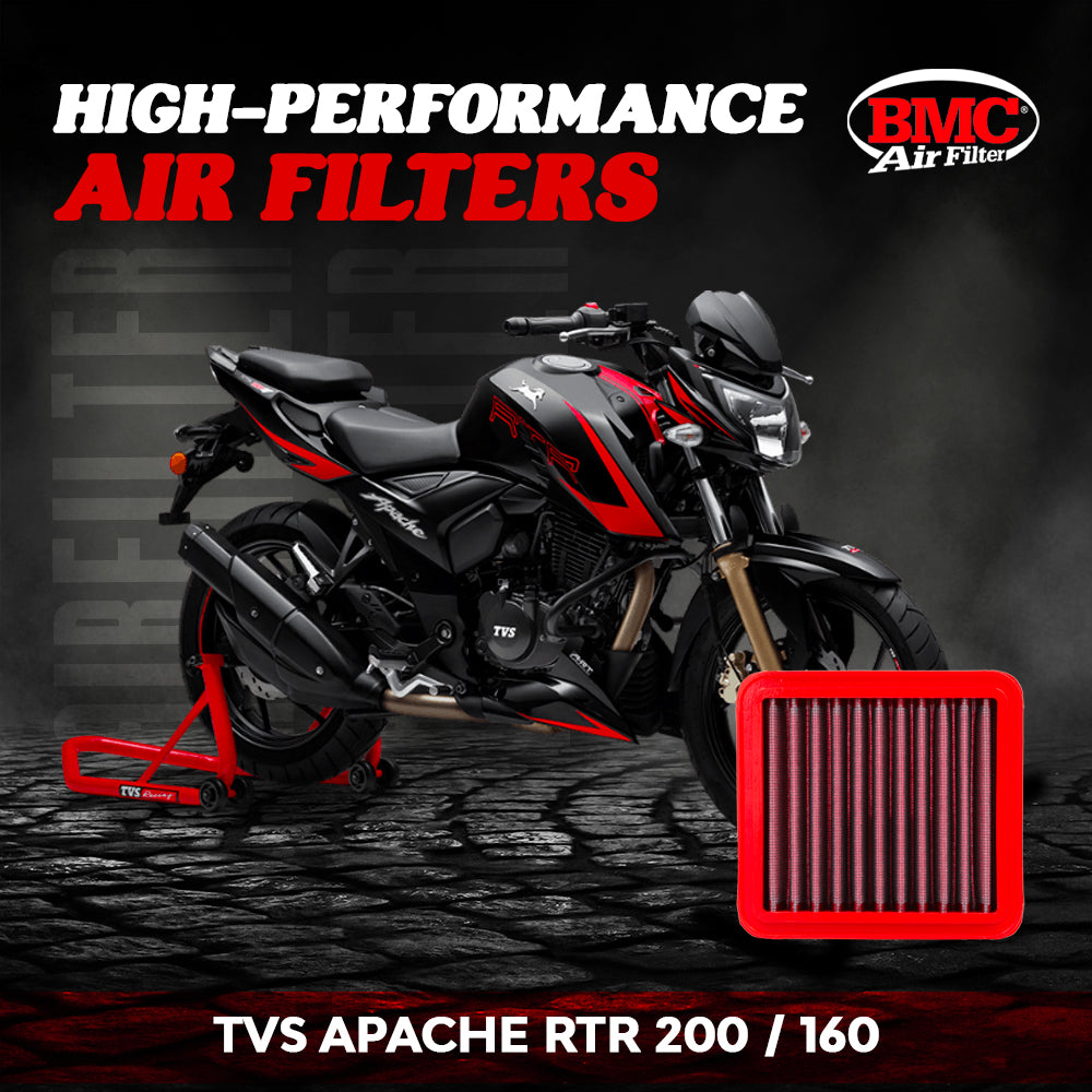 TVS Apache RTR 200   2016 >/160    2017 >BMC Air filter