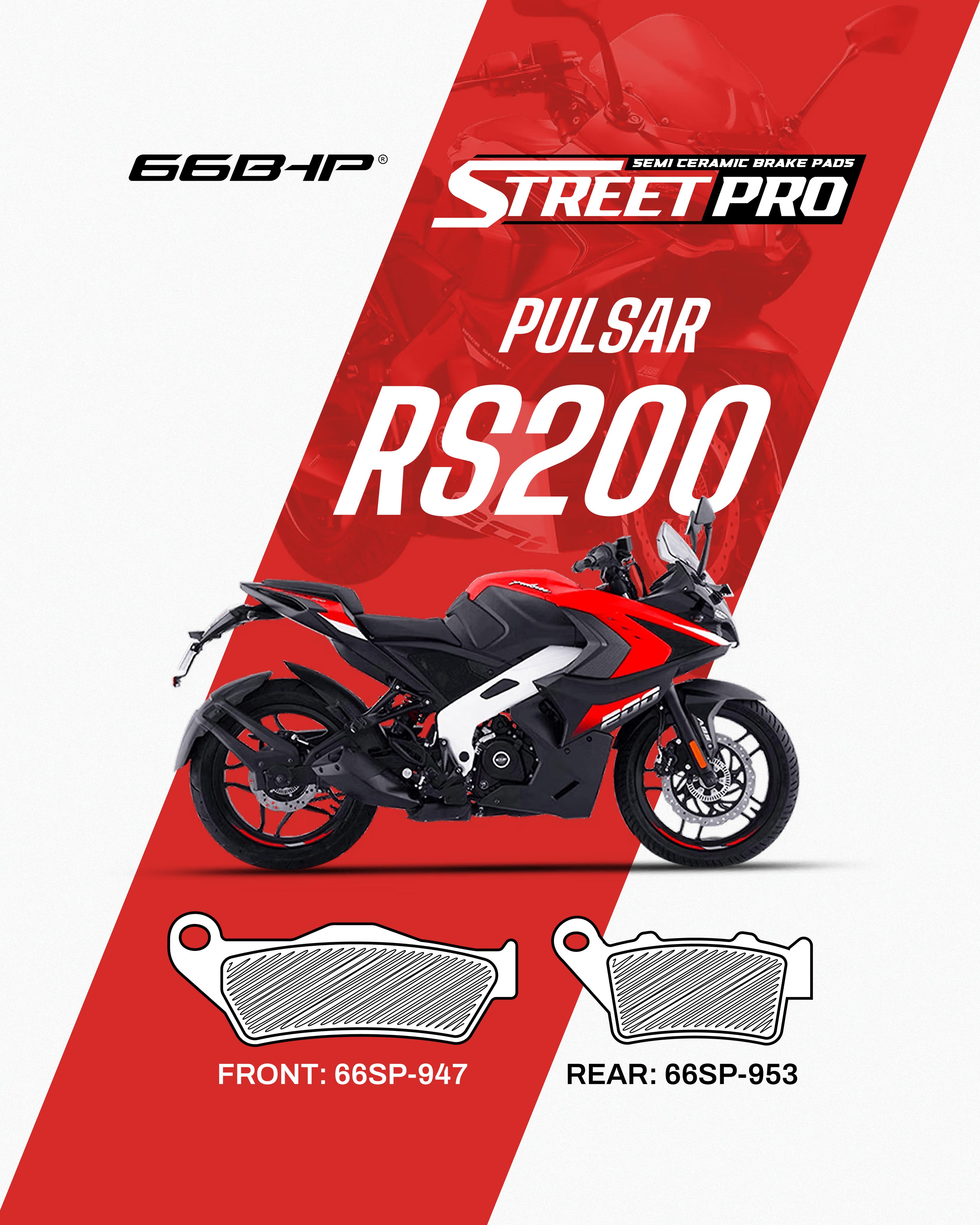 Bajaj Pulsar RS200 Street Pro Semi Ceramic Brake Pads