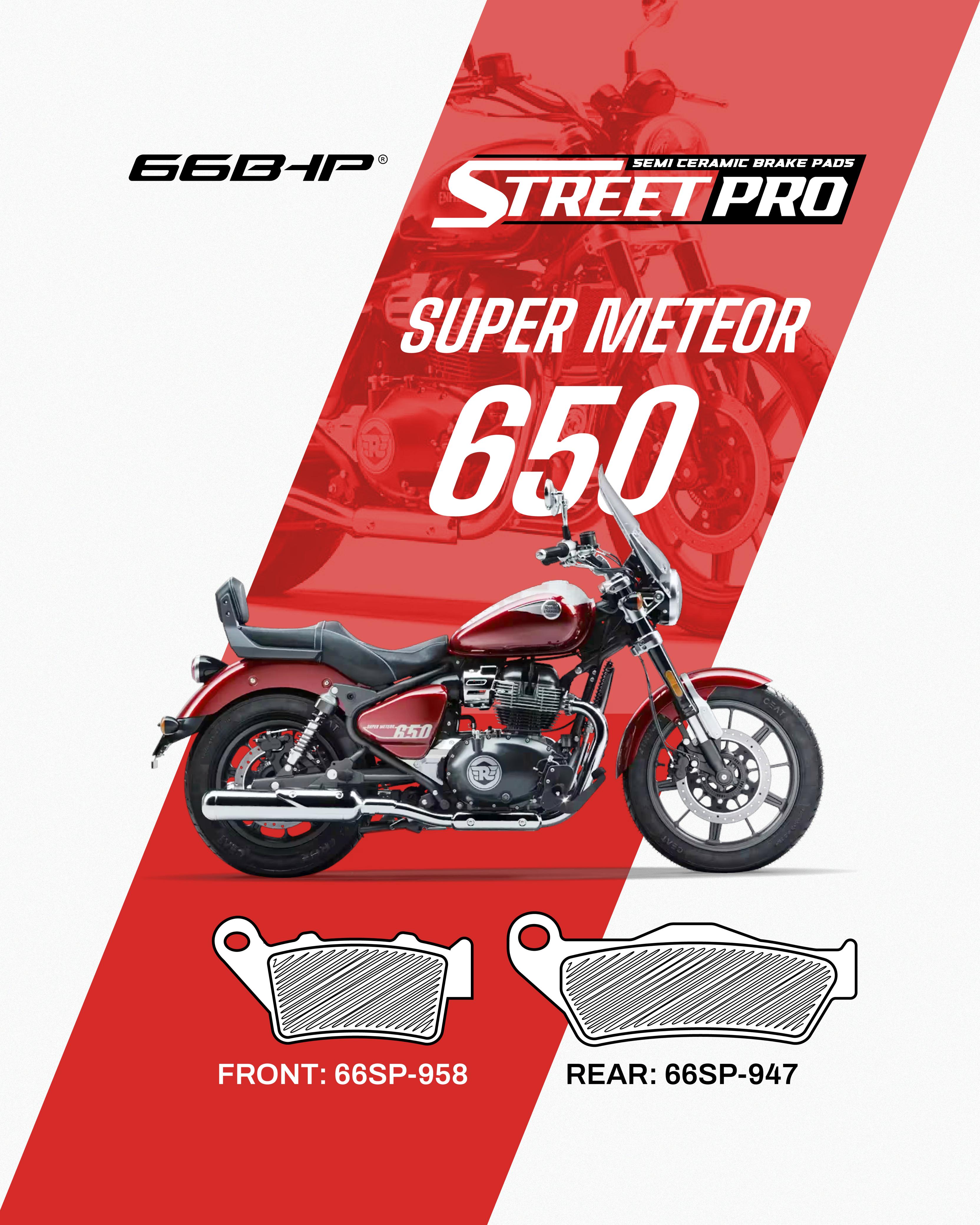Royal Enfield Super Meteor 650 Street Pro Semi Ceramic Brake Pads