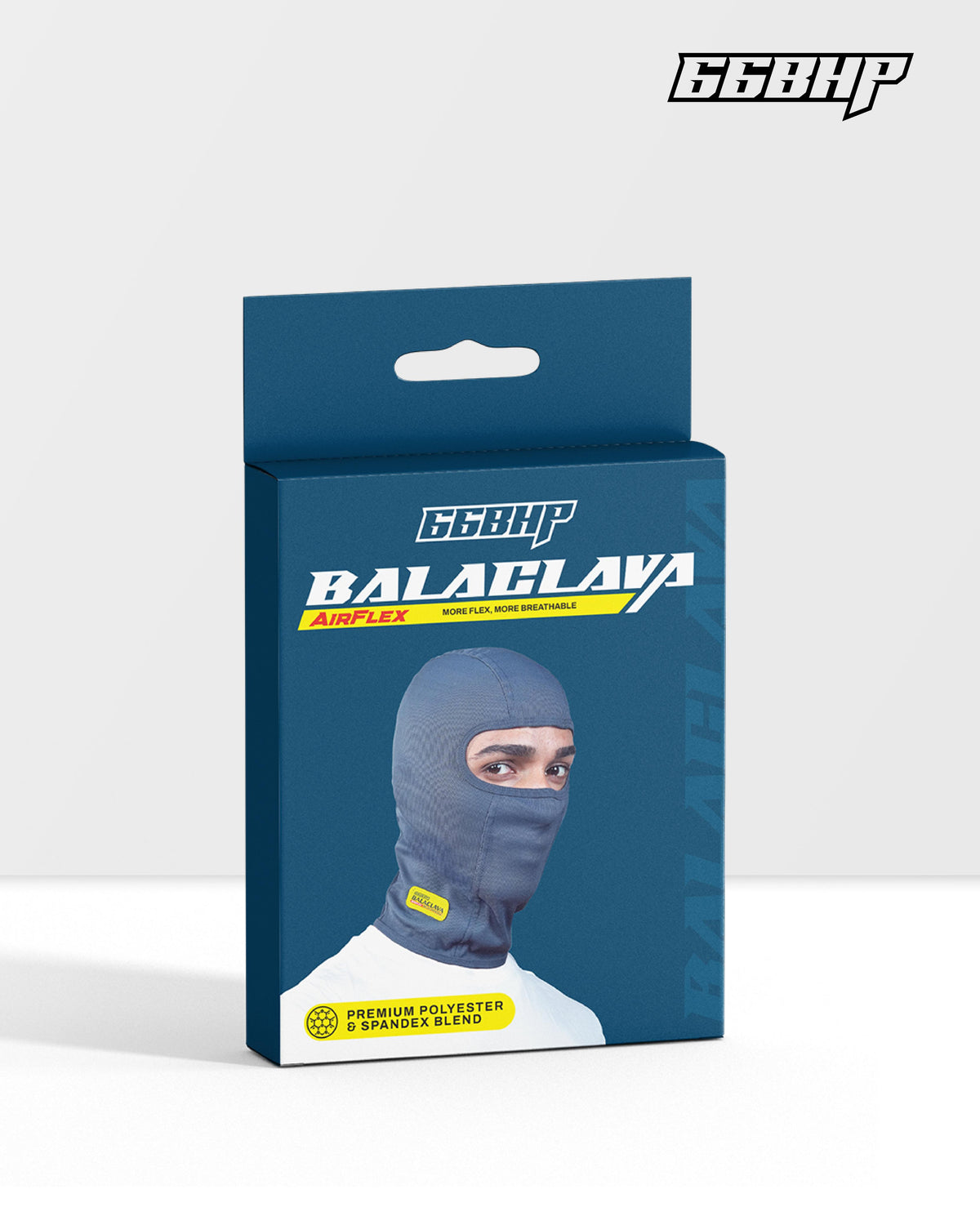 66Bhp Balaclava Air Flex – Ultra-Flex Cooling Ride Mask | Premium Spandex Comfort & Smooth Breathable Fit