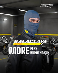 66Bhp Balaclava Air Flex – Ultra-Flex Cooling Ride Mask | Premium Spandex Comfort & Smooth Breathable Fit