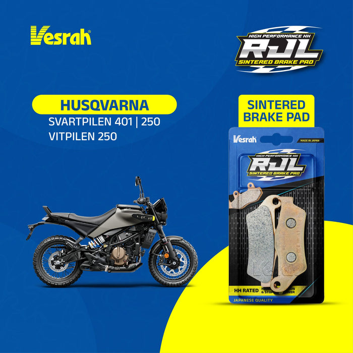 Husqvarna Svartpilen 401 / Svartpilen 250 / Vitpilen 250 Vesrah RJL Sintered Brake Pad