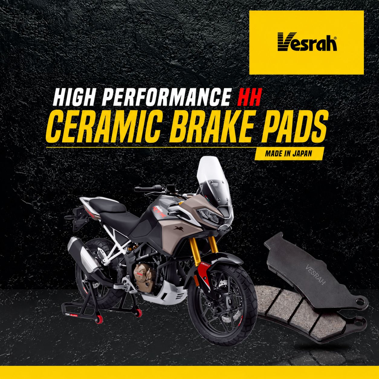TVS Apache RTX 300 Vesrah Brake pads (Ceramic)