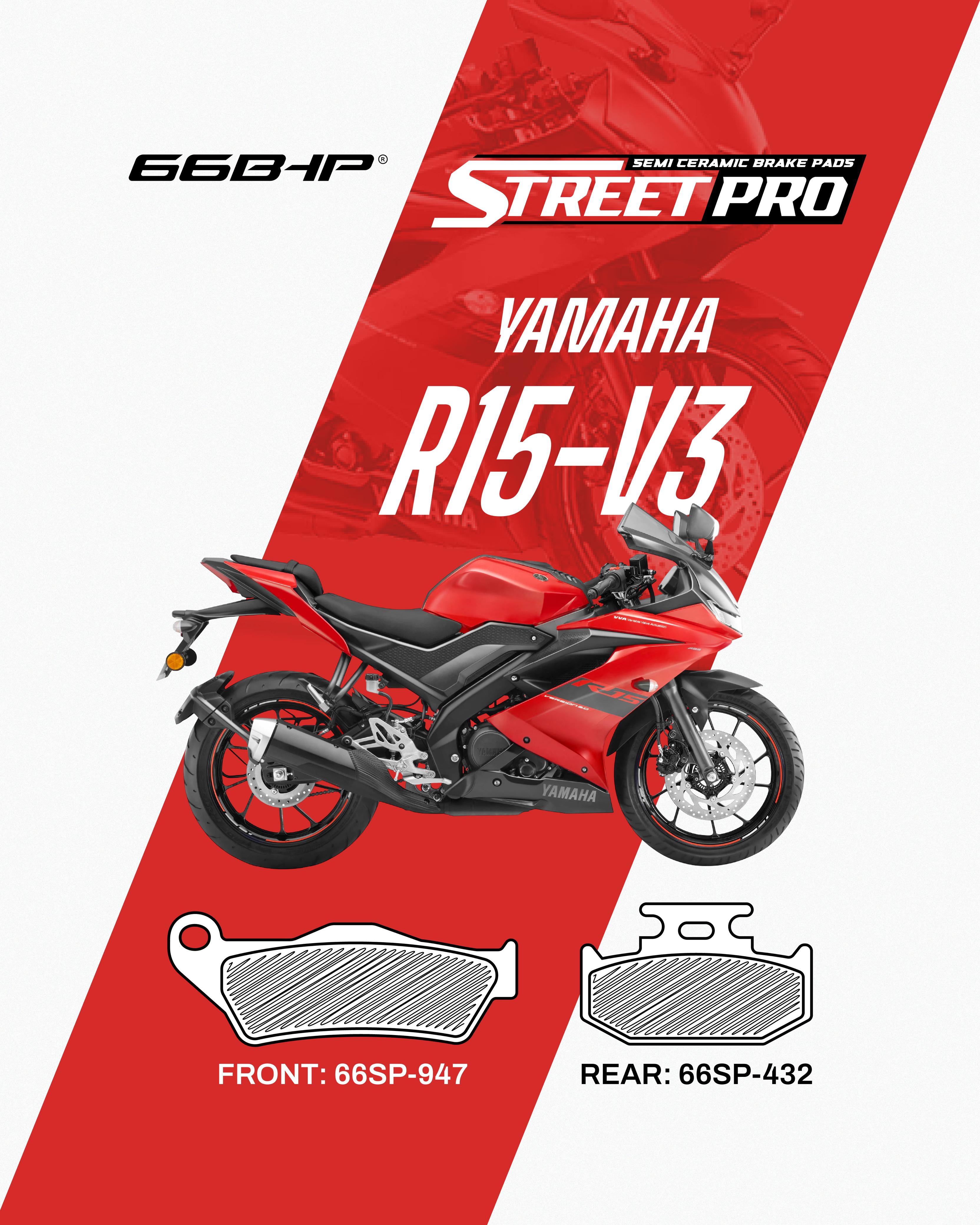 Yamaha R15 V3 Street Pro Semi Ceramic Brake Pads