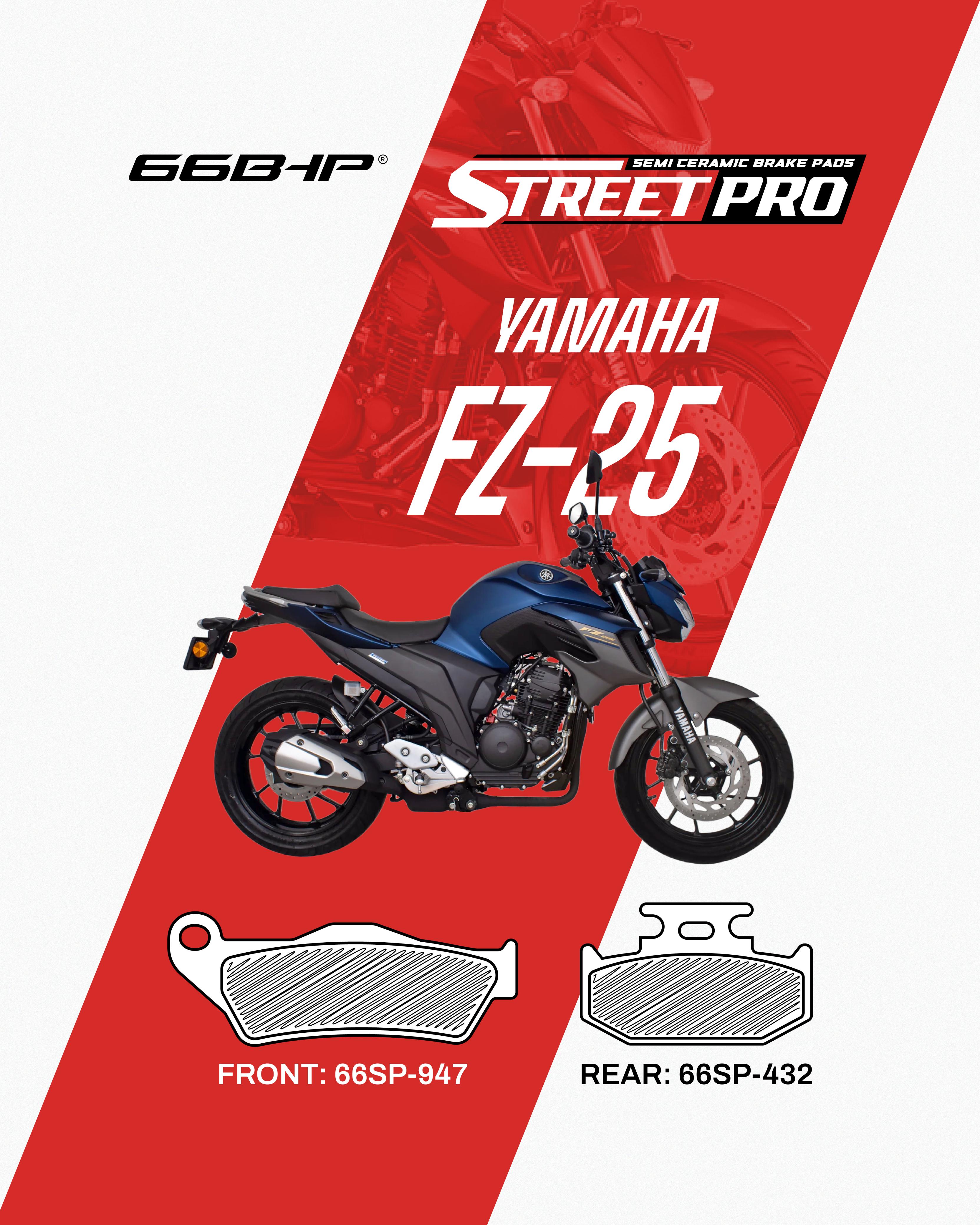 Yamaha FZ25 Street Pro Semi Ceramic Brake Pads